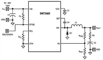 The SM72485 Diagram